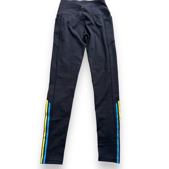 Womens Fleece Lined Leggings Small High Waisted Shaping Leggings Reinforced - Picture 12 of 16